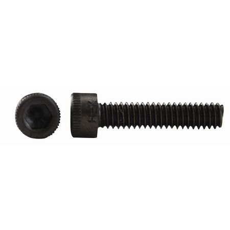 Holo-Krome 1/4"-20 Socket Head Cap Screw, Black Alloy Steel, 1 in Length 72100